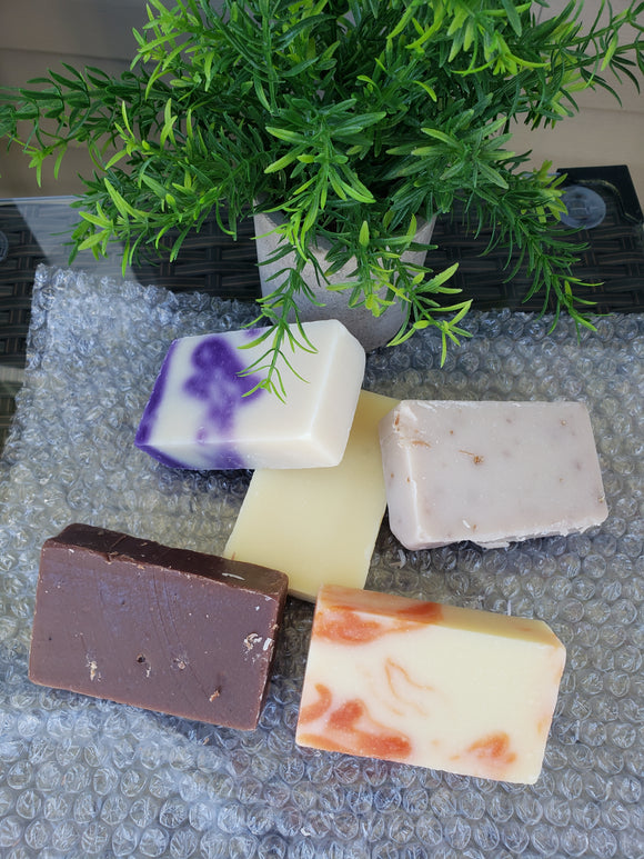 Cold processed soap bars